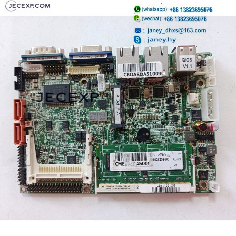 IEI WAFER-945GSE-N270W-R20 WAFER-945GSE REV: 2.0 Industrial Motherboard