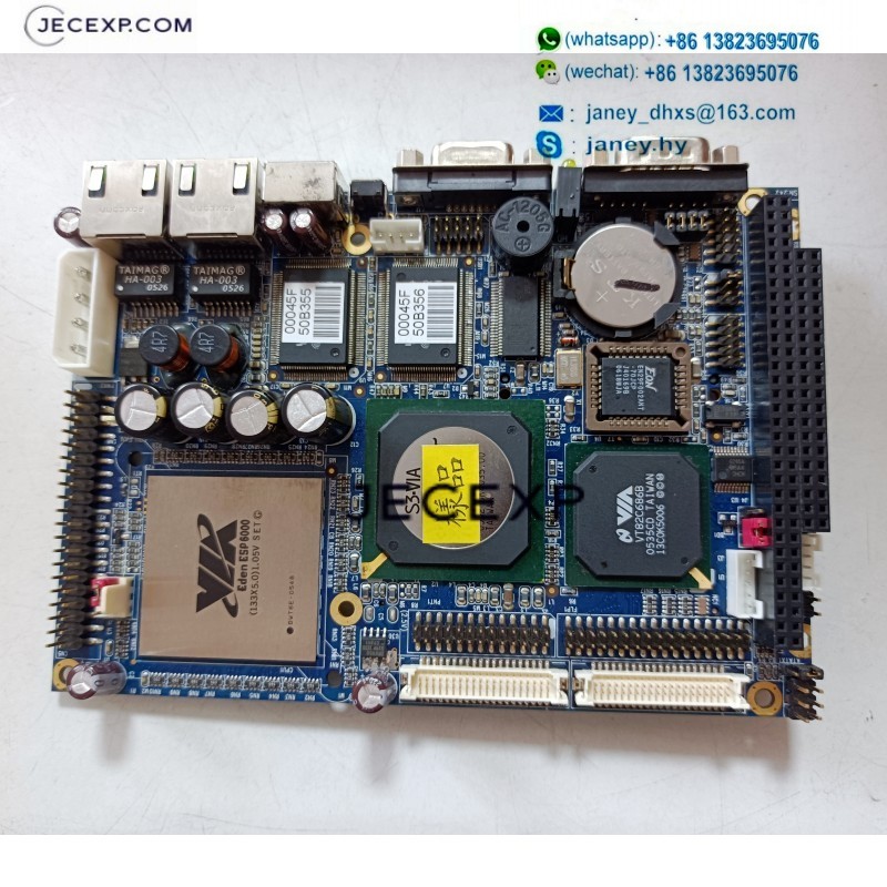 ECM-3610 Rev.A1.2 CM-ECM3610-E0D1E All-in-One ESP6000 Single Board with LCD,LVDS,AC97 Audio,Dual 10/100Base-Tx Ethernet Industrial Motherboard