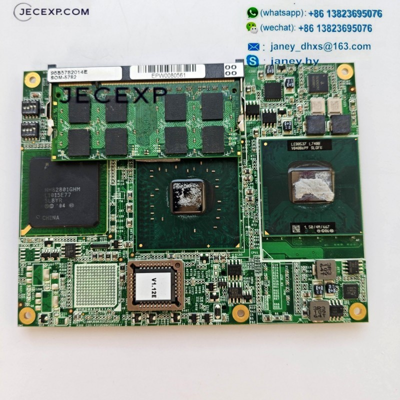 Advantech SOM-5782 Rev. A1 19C6578202 Industrial Motherboard