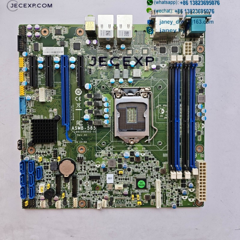 ADVANTECH ASMB-585G2 ASMB-585 Rev A1 19A1058502-01 industrial motherboard CPU Card tested working