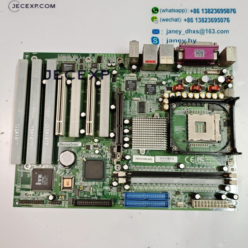 NEMATRON AEM845E-802 industrial motherboard CPU Card tested working
