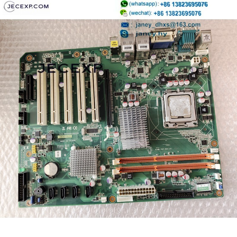 Advantech AIMB-767G2-00A1E AIMB-767 REV. A1 P/N: 08GSAG41002104 Socket LGA 775 DDR3 FSB Processor-based ATX Industrial Computer Motherboard