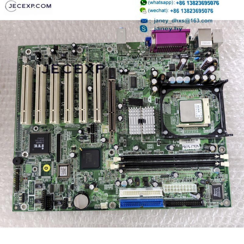 PROX-1753N P/N: PROX1750 Ver: G1A Socket 478 DDR P4 Industrial Computer Motherboard