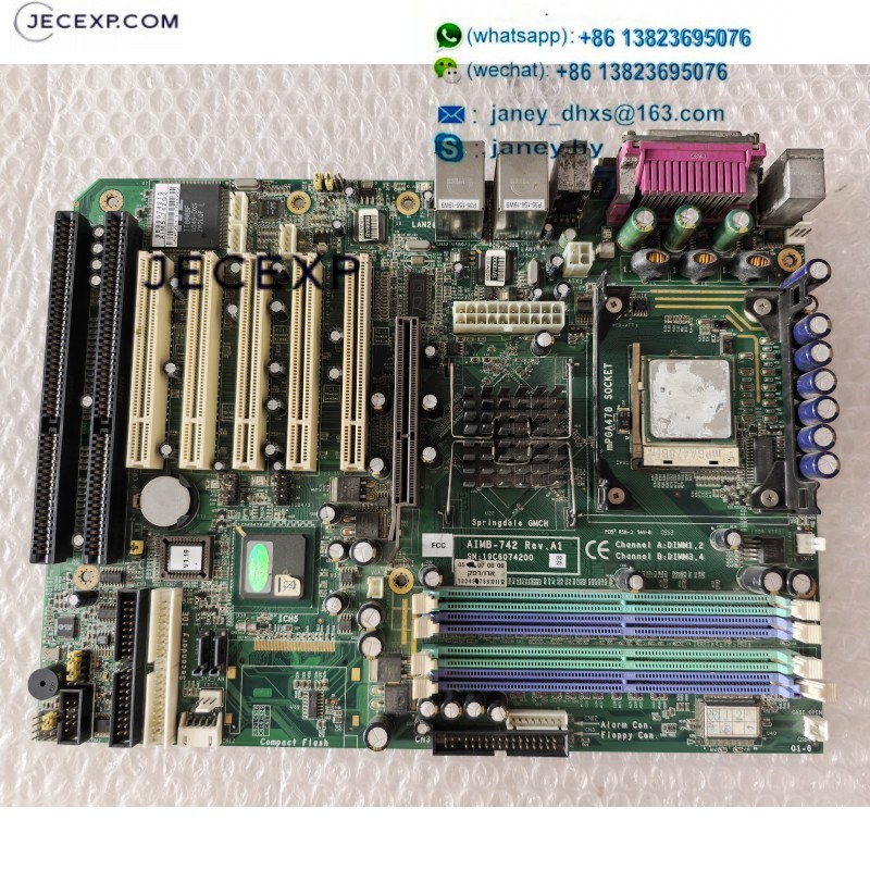 Advantech AIMB-742E2 AIMB-742G2 AIMB-742 Rev. A1 industrial motherboard CPU Card tested working