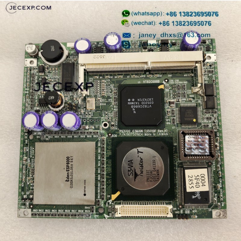 PS3700-C3MAIN T05019F Rev. A1 P/N: 19075019D4 VT82C686B Industrial Motherboard